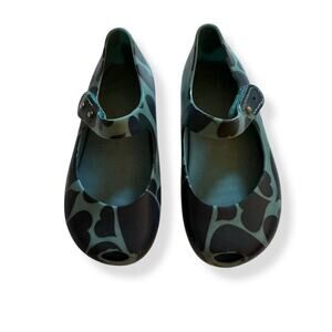 Vivienne Westwood x Mini Melissa blue heart flats